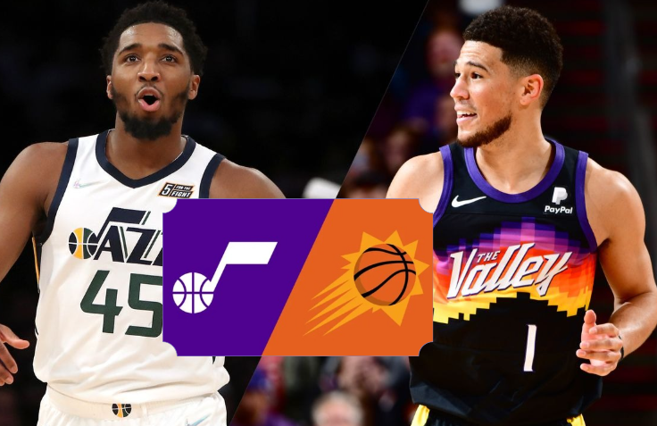 phoenix suns vs utah jazz match player stats