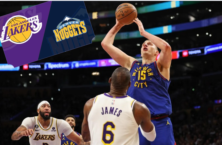 lakers vs denver nuggets stats