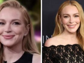 Ashley Kaufmann with Lindsay Lohan’s family