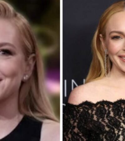 Ashley Kaufmann with Lindsay Lohan’s family