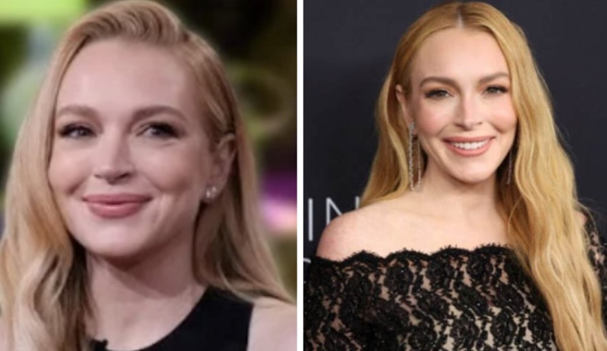 Ashley Kaufmann with Lindsay Lohan’s family