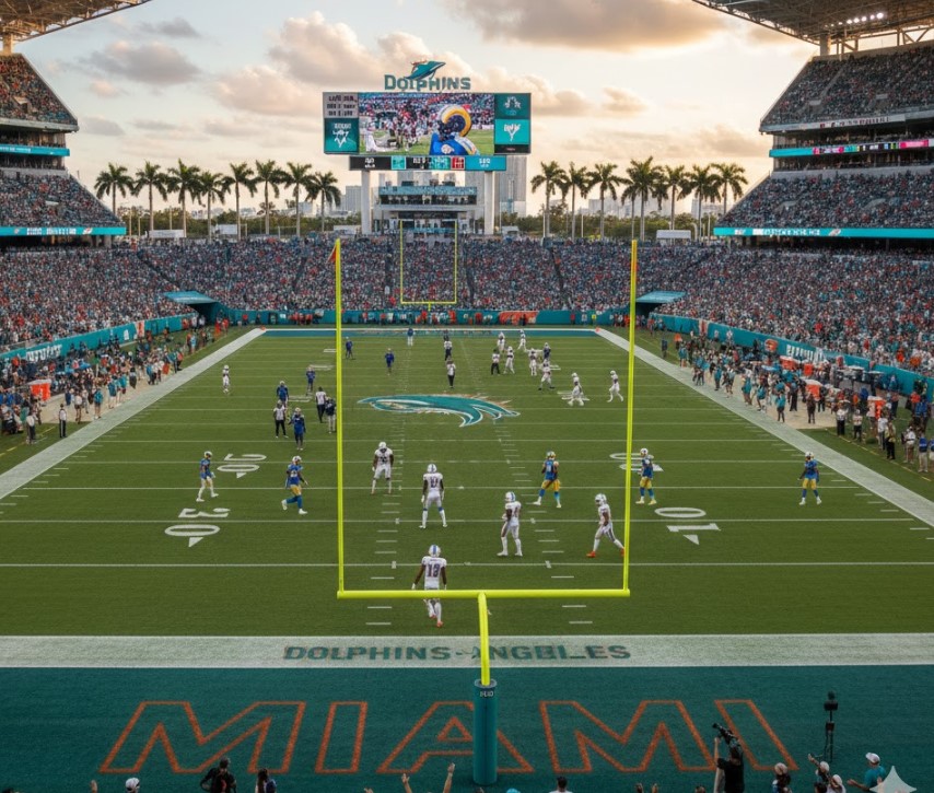 miami dolphins vs los angeles rams match player stats