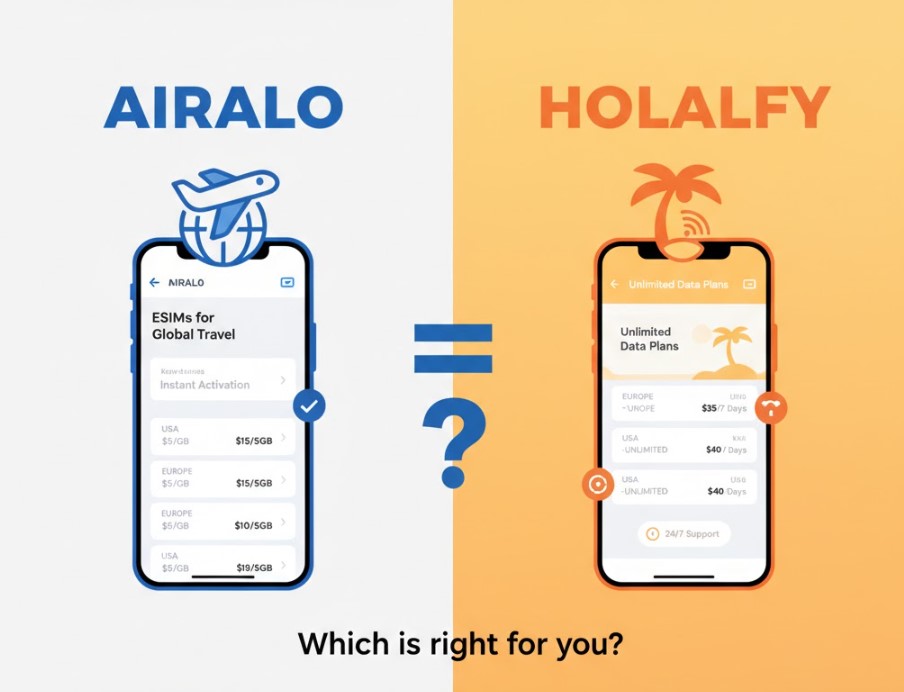 Airalo vs Holafly