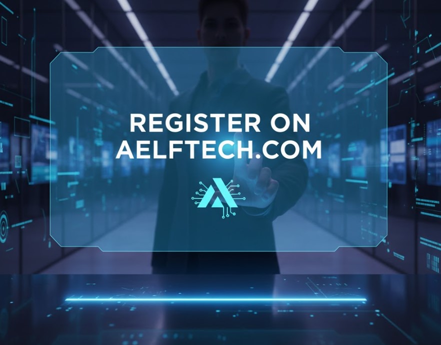 Register on aelftech.com