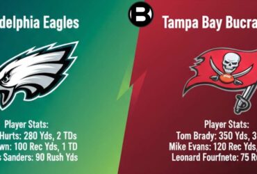 Philadelphia Eagles vs Tampa Bay Buccaneers Match Player Stats