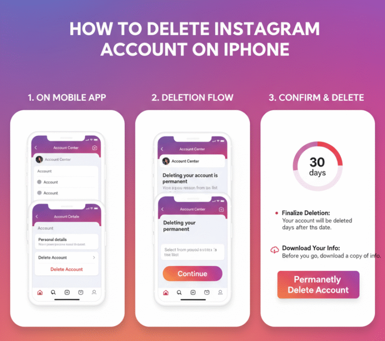 Curated visual reference: Instagram Account Deletion Definition No Password Reference: How To Delete Instagram Account Complete Step By Step Guide