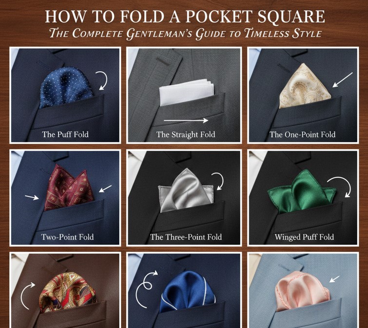 how to fold a pocket square