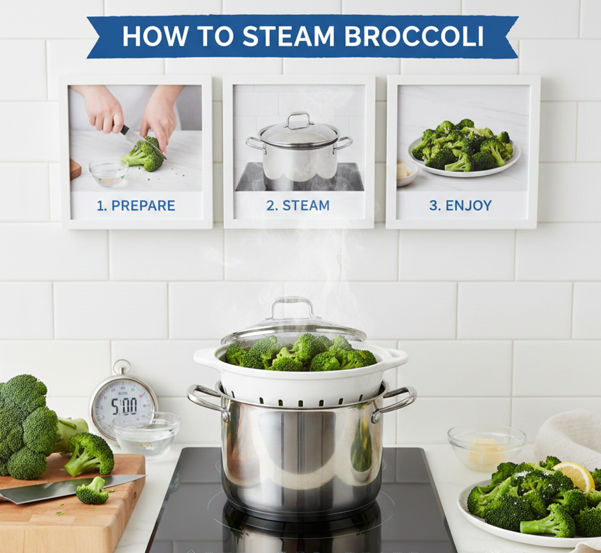 How to Steam Broccoli