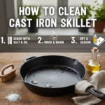 How to Clean Cast Iron Skillet