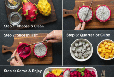 How to Cut a Dragon Fruit