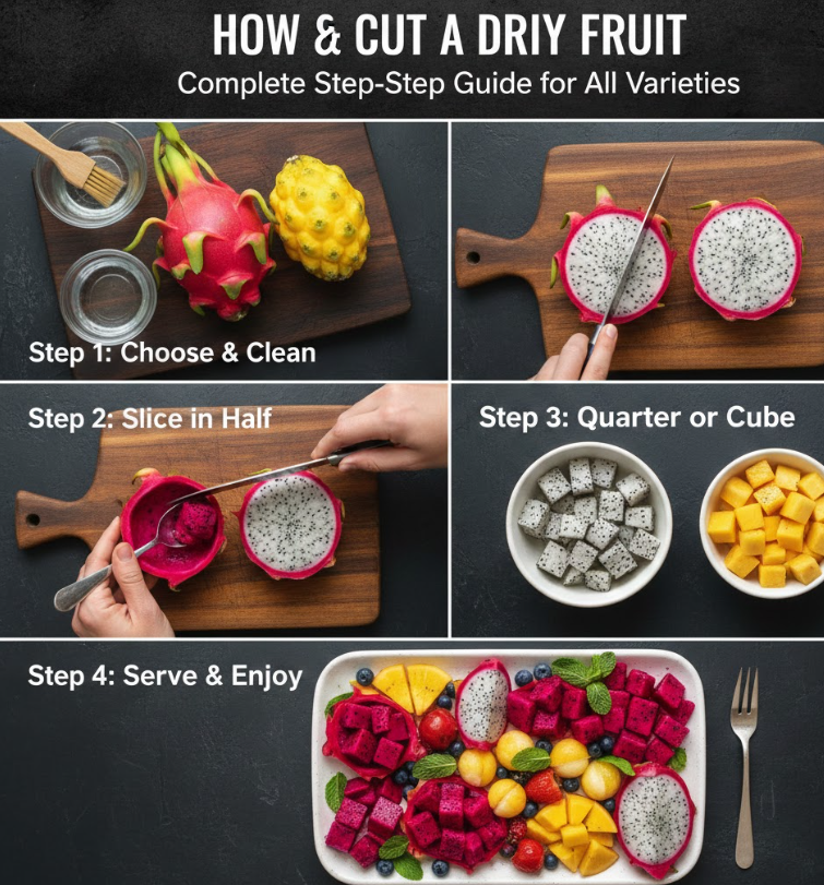 How to Cut a Dragon Fruit