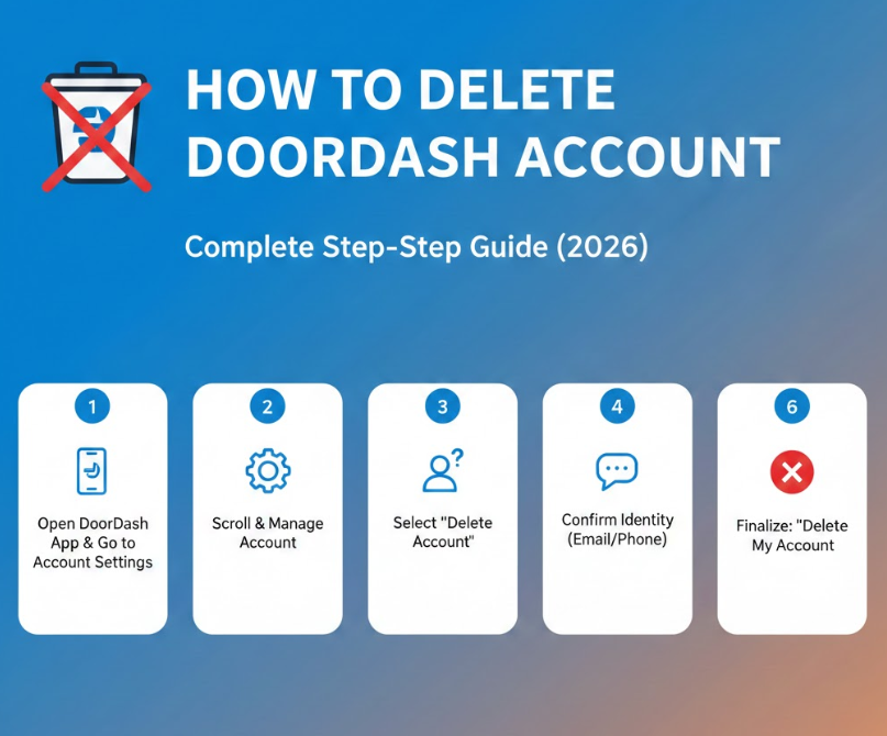 How to Delete DoorDash Account
