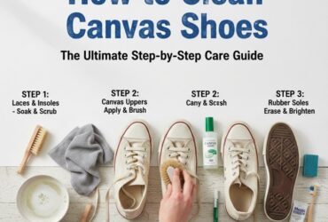 how to clean canvas shoes