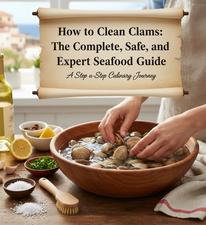 how to clean clams