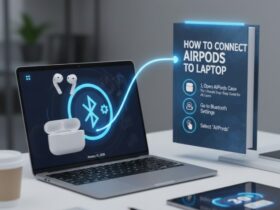 how to connect airpods to laptop