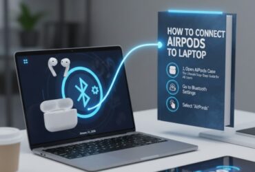 how to connect airpods to laptop