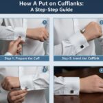 how to put on cufflinks