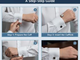 how to put on cufflinks