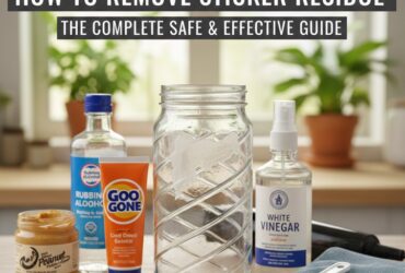 how to remove sticker residue