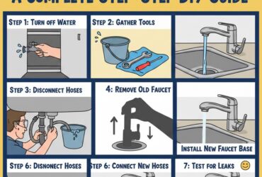 how to replace a kitchen faucet