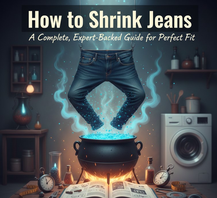 how to shrink jeans