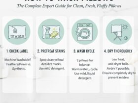 how to wash pillows