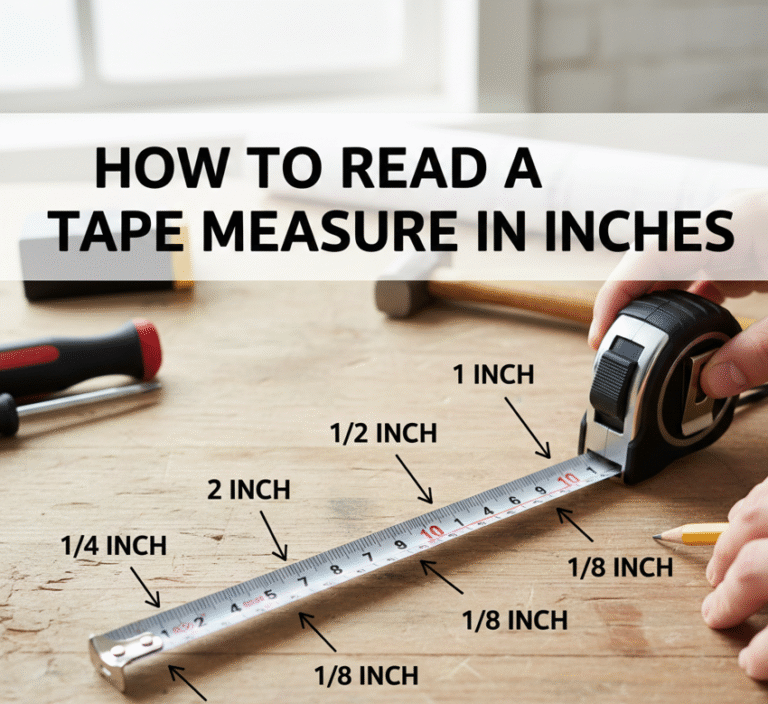 How to Read a Tape Measure (Complete Beginner-to-Expert Guide)