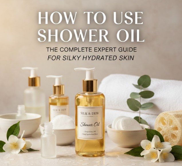 How to Use Shower Oil