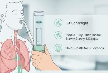 how to use spirometer​