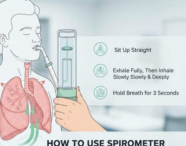 how to use spirometer​
