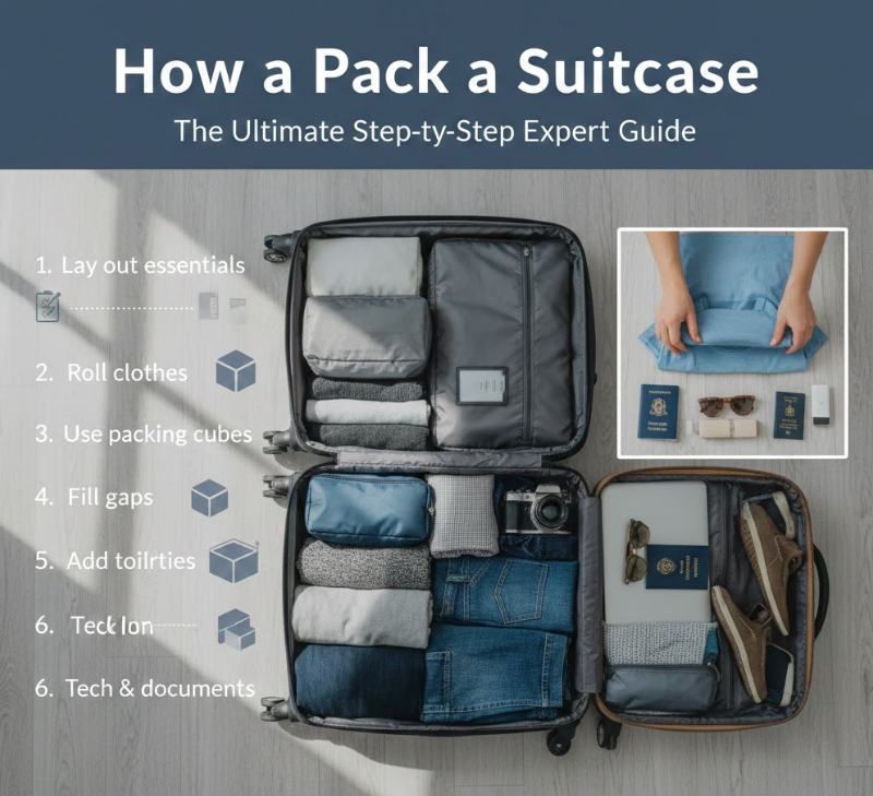 How to Pack a Suitcase