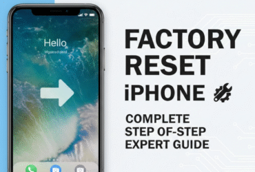 How to Factory Reset iPhone