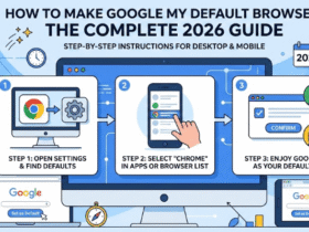 How to Make Google My Default Browser
