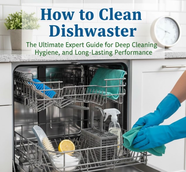 how to clean dishwasher