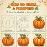 how to draw a pumpkin