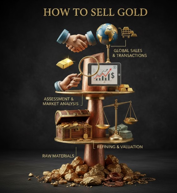 how to sell gold