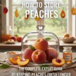 how to store peaches