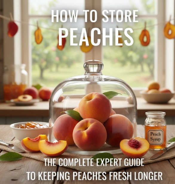how to store peaches