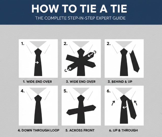 how to tie a tie