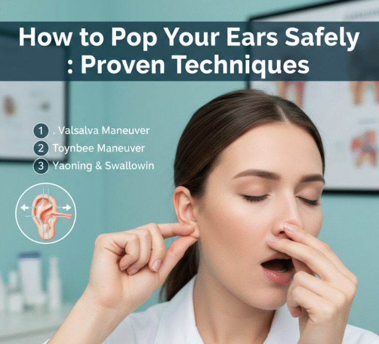 How to Pop Your Ears Safely and Quickly