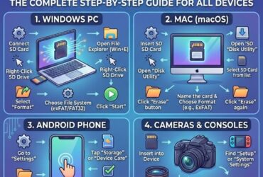 how to format sd card