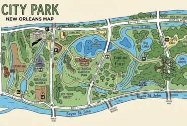 City Park New Orleans Map