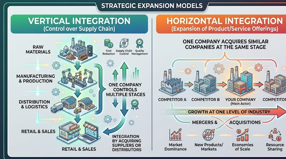 vertical vs horizontal integration