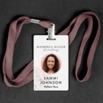 How to design a sleek Totally Branded custom badge for staff identification and events