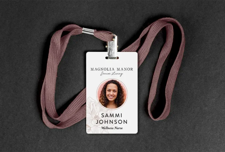 How to design a sleek Totally Branded custom badge for staff identification and events