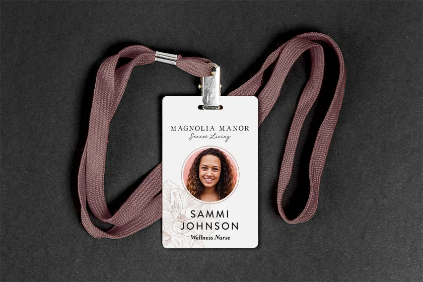 How to design a sleek Totally Branded custom badge for staff identification and events
